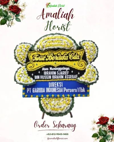 Papan Bunga Duka di Sukorejo