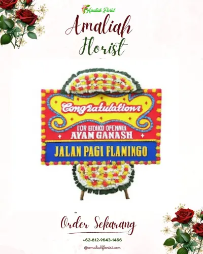Bunga Papan Congratulation di Sukorejo